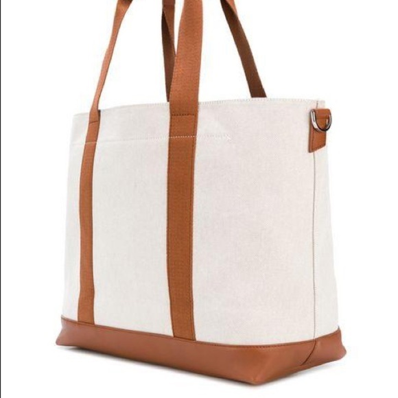 WANT LES  ESSENTIELS Marti Leather-Trimmed Tote Bag - Picture 10 of 10